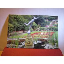 ITALIAN GARDENS, SCARBOROUGH, YORKSHIRE by Dennis Hilton large unused postcard =