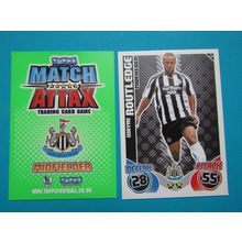 228. Wayne Routledge - Newcastle Utd - Match Attax 2010/11 Football Card EF1