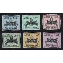 Vatican Postage Due State Arms 6v 1968 MNH SG#D513-D518 Sc#J19-J24