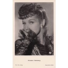 Kirsten Heiberg Titanic Ship Film Norwegian Actress Old RPC Postcard