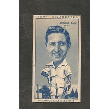 CC Turf Famous Cricketers 1950 # 14 Arthur Fagg Kent