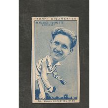 CC Turf Famous Cricketers 1950 # 39 Maurice Tremlett Somerset