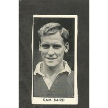 DC Thomson Football Stars 1957 #37 Sam Baird Glasgow Rangers