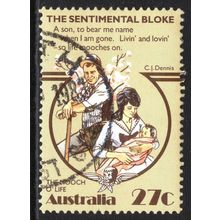 AUSTRALIA 1983: THE SENTIMENTAL BLOKE - 27c THE MOOCH O'LIFE USED (G1)