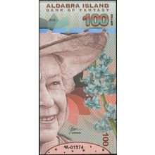 2018 Seychelles (Aldabra Island) Banknote 100 Dollars Fantasy note