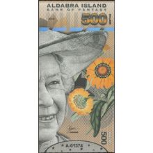 2018 Seychelles (Aldabra Island) Banknote 500 Dollars Fantasy note