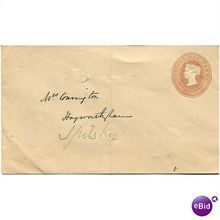 1870s Unused 1d Pre-Paid Cover