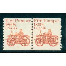 1908 20c Fire Pumper Very Fine MNH Dry Gum CNP Left 5 W0238