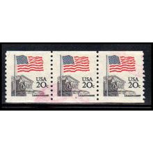 Used 1895a 20c U.S. Flag Fine PNC 9/3 PA2227