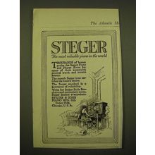 1918 Steger Piano Ad - Steger the most valuable piano