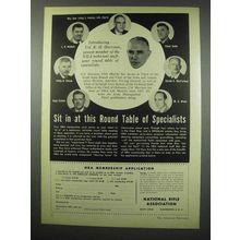 1954 National Rifle Association NRA Ad - Round Table