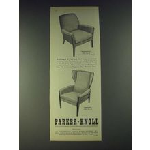 1958 Parker-Knoll Rowstock and Merano Chairs Ad - Catalogue of Comfort