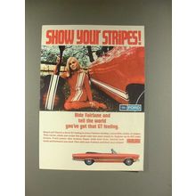1967 Ford Fairlane Convertible Car Ad - Show Stripes
