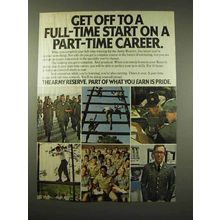 1977 Army Reserve Ad - Full-Time Start Part-Time Career