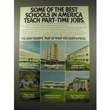1977 Army Reserve Ad - Some of the Best Schools