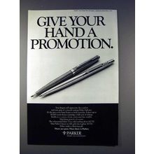 1977 Parker 75 & Classic Pen Ad - Give a Promotion