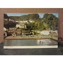 THE HARBOUR, CLOVELLY, DEVON used vintage postcard by Jarrold 1960 pm =