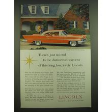 1957 Lincoln Premier Two-Door Hardtop Ad - There's just no end to