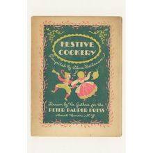 Festive Cookery Edna Bellenson 1951 Book Postcard