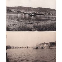River Mosel Rhine Germany 2x Real Photo Postcard s
