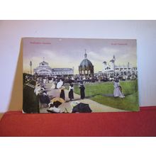 WELLINGTON GARDENS, GREAT YARMOUTH, NORFOLK used antique postcard 1911 pm =