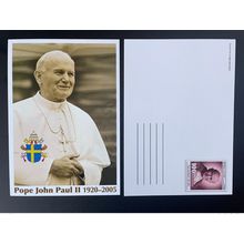 Sierra Leone 2020 Mi. ? Entier (II) Pape Pope Papst Jean Paul II Pastoral visits