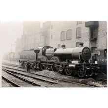 LMS 1097 Train at Kentish Town London Dogshead Brand Beer Factory Old RPC Postca