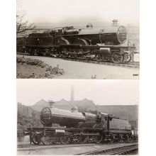 MR Midland Railways 1034 & 1040 Train Railway 2x Old RPC Postcard s