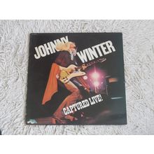 JOHNNY WINTER, CAPTURED LIVE VINYL LP