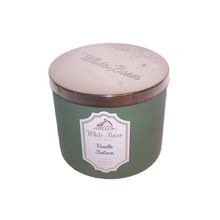 Bath & Body Works White Barn Vanilla Balsam 3 Wick Scented Candle 14.5 oz