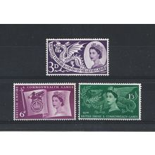 GB.Sixth British Empire and Commonwealth Games,Cardiff set 3.Mounted Mint.Jul25b