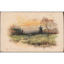 Alan Barraud - The Old Windmill, c.1905 - Tuck's Postcard