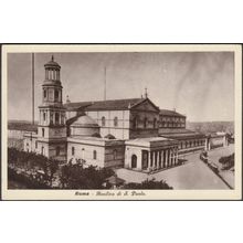 Basilica di San Paolo, Roma, c.1920s - Scrocchi Cartolina