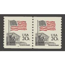 1895 20c U.S. Flag Fine MNH SG CNP Left 2 V0070