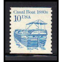 2257a 10c Canal Boat Very Fine MNH Dry Gum CNS 1 PA6097