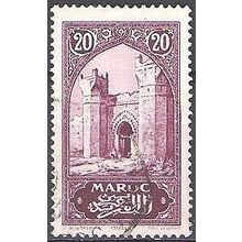 Maroc 1923 Michel 57 O Cote (2005) 0.60 € Rabat Porte de Chellah Cachet rond