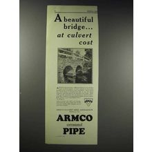 1929 ARMCO Culvert Ad - A Beautiful Bridge