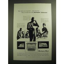 1958 Remington Rand Statesman Typewriter Ad - Their Letters Are Important