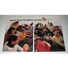1971 Seagram's 7 Crown Whiskey Ad - Into Your World