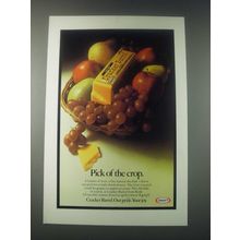 1977 Kraft Cracker Barrel Cheese Ad - Pick of the Crop