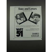 1983 WVPT 51 Masterpiece Theatre Ad - Sons and Lovers