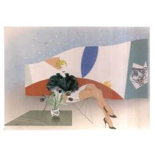 RELAX by Carlos Eusebio unused postcard (a) #
