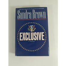 Exclusive By Sandra Brown 1996 hard copy fiction novel