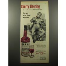 1950 Cherry Heering Liqueur Ad - For your after dinner enjoyment