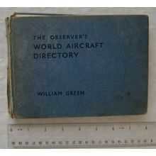 1961 The Observer's World Aircraft Directory by William Green