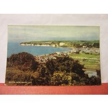 SEATON, FROM HAVEN CLIFF, DEVON used postcard 1962 pm #