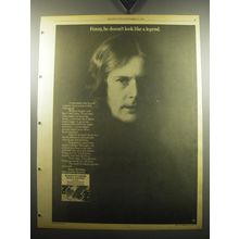 1974 Roger McGuinn Peace on You Album Ad - Funny, he doesn't look like a legend