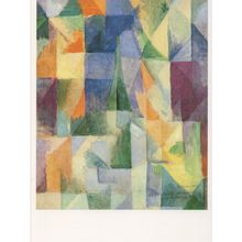 Robert Delaunay Third Motif Windows Open Tate Gallery Painting Postcard