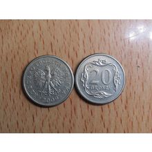 Poland 2008 20 Groszy Coin
