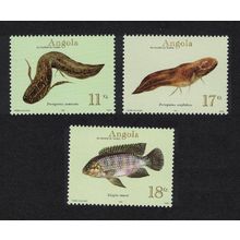 Angola Freshwater Fish 3v 2001 MNH SG#1620-1622
